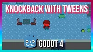 Knockback Effect using Tween Animation for CharacterBody2D Player ~ Godot 4 Tutorial