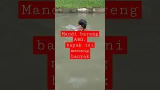 Mandi bareng abg, bapak ini menang banyak..