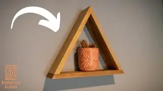 Making a Simple Triangle Shelf (The Easy Way)