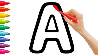 ABC English Alphabet Drawing and Coloring | Learn Alphabet Song for Kids, Toddlers #39