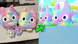 I Got 2 Titanic Tiedye Dragon Plushies And This Happened! - Pet Simulator X Roblox