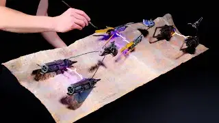 Large Pod Race Diorama Build