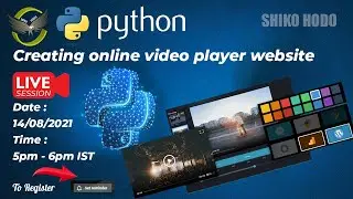 Create your own Online video player Website using Python Django | Python Django Tutorials