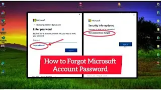 How to forgot Microsoft account password/Change Microsoft password #microsoft