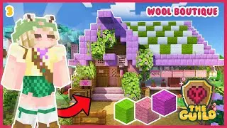 🌸 I built a CUTE WOOL BOUTIQUE in Minecraft 1.21 ⚔️🌸 The Guild | EP 3