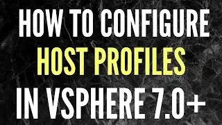 If you're managing vSphere, you NEED host profiles!! // VMware Tutorial