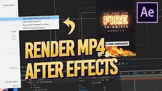 Como SALVAR em MP4 no AFTER EFFECTS - Render com Media Encoder