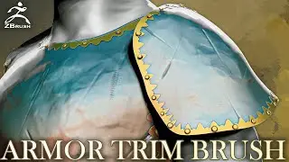 ZBrush - Modelling Armor Trim