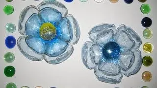 DIY Цветы из пластиковых бутылок. Мастер-класс \ Flowers from plastic bottles \ Handmade