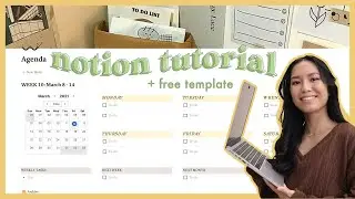 how to use notion 💻💡 notion setup tutorial + free template!