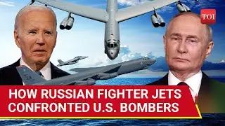 Russian Fighter Jets Chase U.S. Strategic Bombers After Attempt To Enter Russia  | Watch