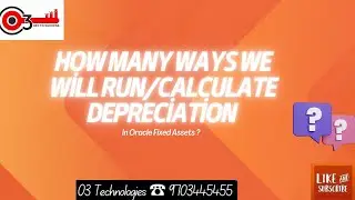 How many Ways we will run/Calculate Depreciation in Oracle Fusion Assets?