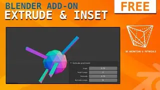 Blender Add-on: Extrude and Inset like Maya (Free)