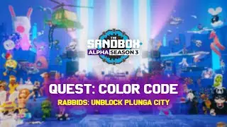 The Sandbox Alpha Season 3 - COLOR CODE Combination Quest in RABBIDS: UNBLOCK PLUNGA CITY [DAY 4]