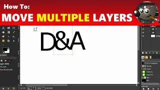 How to Move Multiple Layers At Once in GIMP | Using GIMP Tutorial