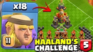 3 Star Thrower Throwdown Haaland's Challenge #5 in Clash of Clans