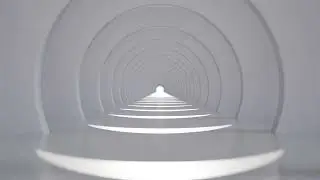 Trending Abstract White 3D Geometric Circles Gradient Moving Motion Looping Background Screensaver