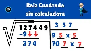 Raíz Cuadrada - Cómo Sacarla con 6 cifras | Sin Calculadora