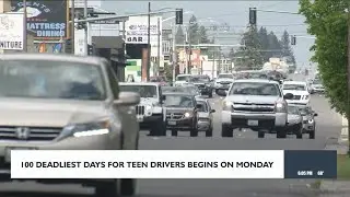 100 deadliest days for teen drivers begins Monday