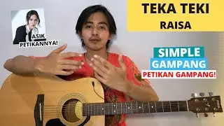 TUTORIAL PETIKAN (Teka Teki - Raisa) (Tutorial Gitar) VIRAL! CHORD GAMPANG!