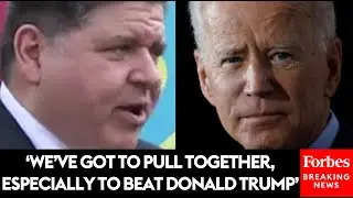 JUST IN: Illinois Gov JB Pritzker Peppered With Questions About Whether Biden Should Remain  Nominee