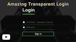 Login Form 🔥 | Amazing Transparent Login Form Just By Using HTML &amp; CSS Finally Revealed