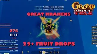 [GPO] WHAT FRUITS I GOT FROM 10 GREAT KRAKEN STACKS | UPDATE 8!