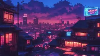 Lofi Hip Hop Beats 🕹️ Nostalgic 1980s & 90s Old Japanese Town Ambience 🌆 Lofi Rain Playlist