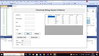 Electricity Billing System Software Using C#