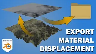 Export Material Displacements from Blender