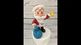 Санта Клаус из мастики мк. Лепим фигурку Деда мороза из мастики мк. Танинторт. Santa Claus