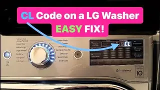 CL Code LG Washer Easy Fix!👍😎