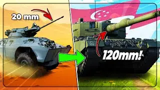 Evolving Tanks from Oldest to NEWEST (Singapore Edition?!)