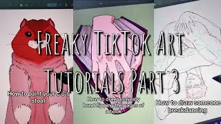 𝓕𝓻𝓮𝓪𝓴𝔂 TikTok Art Tutorials Part 3