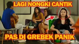 PRANK CAFE !!! LAGI NONGKI CANTIK, PASI KITA GREBEK MALAH PANIK