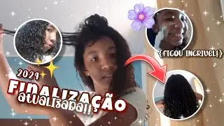 Minha finalização atualizada 2024+skin care♡ (versão cabelo cacheado)tutorial completo!!💖