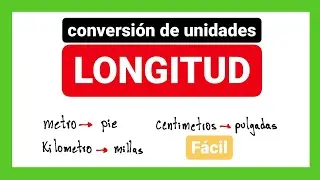 Como convertir metros a pies 🔄 centímetros a pulgadas 🔄 kilómetros a millas