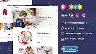 Kidzo WooCommerce Theme - TemplateTrip