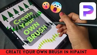 HIPAINT | How to create NEW BRUSH in hipaint | free PROCREATE for Android 😲