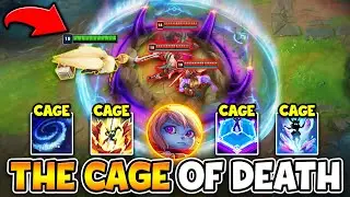 WE PUT THE ENEMIES IN A CAGE OF DEATH THEY CAN'T ESCAPE! (THE CAGE COMP)