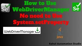 🔥 How To use WebDriverManager |  No Need to use System.setProperty | Browser Driver exe 🔥