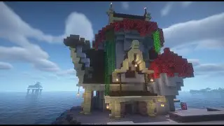 Minecraft timelapse mushroom house