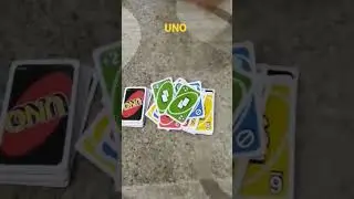 Коротко о игре в УНО с другом...