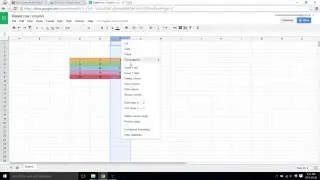 Remove row and column - Google sheets video 2