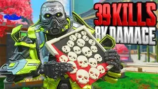 INSANE Caustic 39 KILLS and 8,000 Damage in TWO Games Apex Legends Gameplay Season 21