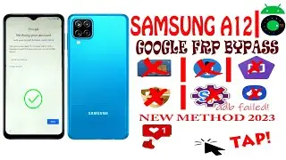 Samsung A12 frp bypass |Talkback accessibility 🔊 stop |enable adb fail |Google account remove 2023✔️