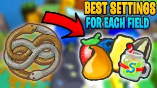 NEW Best Macro Settings For Every Field | BEE SWARM SIMULATOR