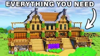 ⛏️ Minecraft : ULTIMATE Survival House 🏡 [ Build Tutorial for Survival ]