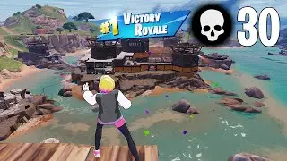 30 Elimination Solo vs Squads Win (Fortnite Chapter 5 Season 4 Ps4 Controller Gameplay)