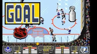 NHL '94 Toronto Maple Leafs vs Tampa Bay Lightning - Stanley Cup Playoffs - by EA Sports - PC DOS